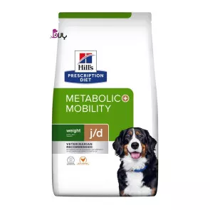 غذای سگ هیلز مبیلیتی متابولیک j/d برای مفاصل و کنترل وزن (12 کیلوگرم)