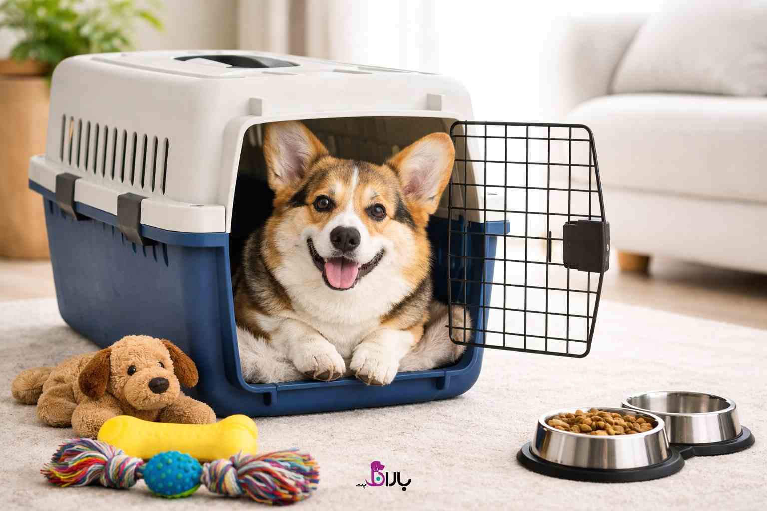 لیست وسایل مورد نیاز سگ: باکس حمل سگ