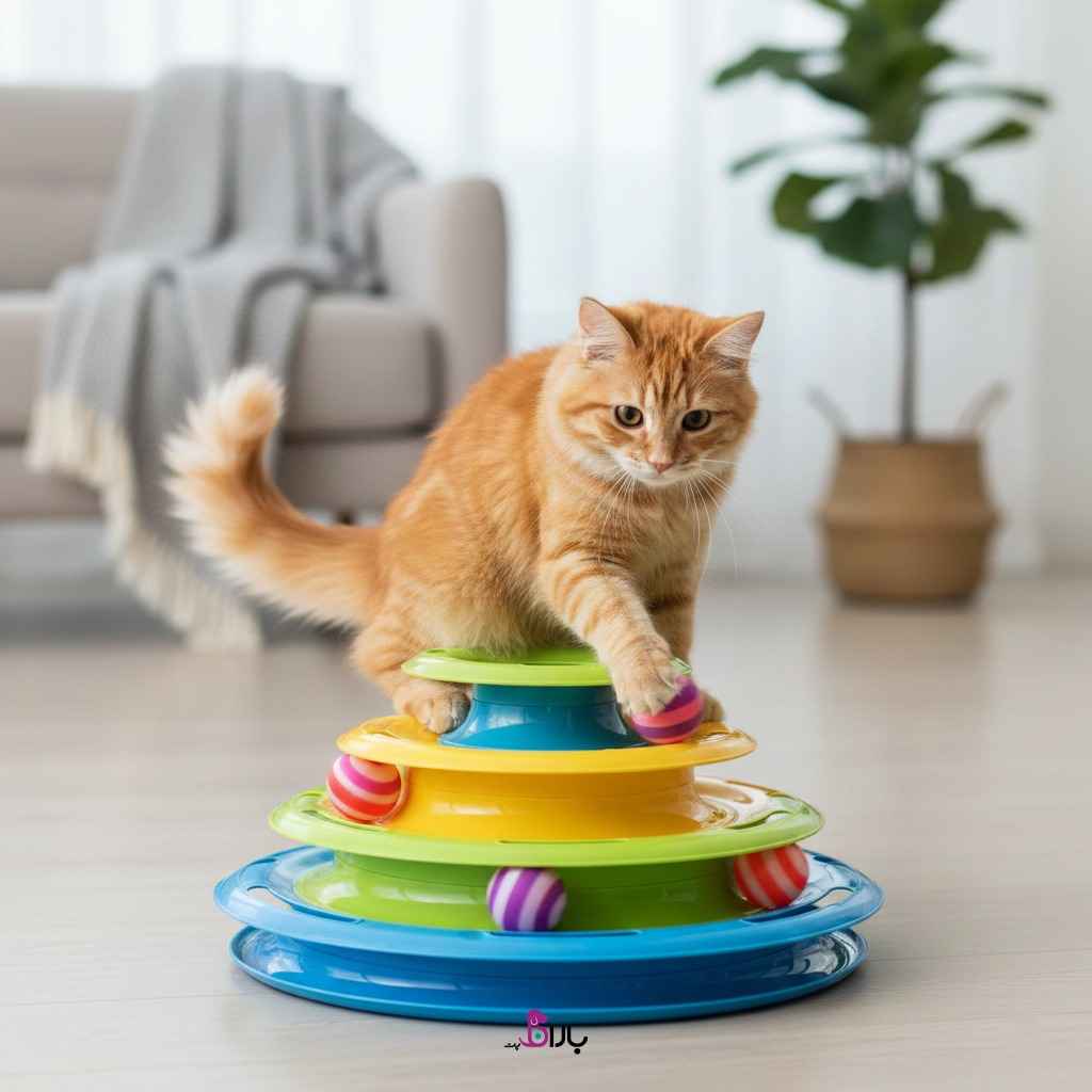 بهترین اسباب بازی برای گربه