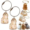 جاکلیدی با مخزن موی گربه Keychain With Cat Hair Container