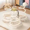 اسباب بازی گربه استند موش فنری Interactive Spring Spiral Cat Toy With Mouse
