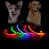 قلاده گردنی سگ با چراغ ال ای دی Dog Collar With LED light Size L