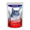 پوچ گربه عقیم شده پلایزر حاوی گوشت گاو در ژله (100 گرم)