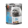 کنسرو گربه حاوی گوشت گوساله، مرغ و خرگوش یو اس پت (400 گرم)