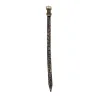 قلاده گردنی چرم سگ طرح پوست ماری سایز متوسط Leather Pet Collar Size M 