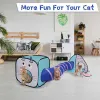 باندل تونل بازی مدل ماهی و گربه  Fish & Cat Model Play Tunnel Bundle