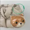جاکلیدی با مخزن مو طرح صورت گربه Keychain With Cat Hair Container