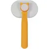 برس سگ و گربه با قابلیت تخلیه مو طرح گربه Rectangle Cathead Self Cleaning Grooming Brush for Pet