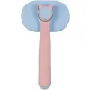 برس سگ و گربه با قابلیت تخلیه مو طرح گربه Rectangle Cathead Self Cleaning Grooming Brush for Pet