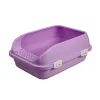 ظرف خاک گربه لبه دار متوسط جوی پت Joy Pet Cat Litter Tray with Rim Gray