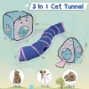 باندل تونل بازی مدل ماهی و گربه  Fish & Cat Model Play Tunnel Bundle