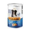کنسرو چانک سگ بالغ یامیکس مرغ و کدو و اسفناج Yummix Adult Dog Chunk Chicken & Pumpkin & Spinach 425g
