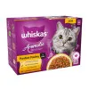 پوچ گربه ویسکاس منتخب انواع مرغ معطر بی نظیر در سس سبزیحات  WHISKAS® 1+ Aromatic Purrfect Poultry Selection