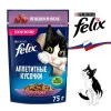 پوچ گربه فلیکس گوشت بره در ژله Purina Felix sensations jellies Lamb in Jelly Cat Pouch