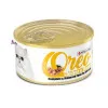 کنسرو گربه اورئو فیله مرغ و انبه (120 گرم)