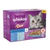 پک پوچ گربه ویسکاس انواع ماهی دریایی در ژله Whiskas 1+ Duo Ocean Delights in Jelly