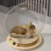 جای خواب شیشه ای گربه مدل فضایی Space Capsule Cat Bed