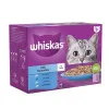پوچ گربه ویسکاس انواع ماهی در ژله پک اورجینال  Whiskas Fish Favourites in Jelly 
