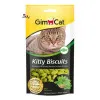 تشویقی بیسکویتی گربه جیم کت با طعم ماهی و کتنیپ (Gimcat kitty biscuits with fish and catnip 40g) 
