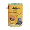  کنسرو مخصوص گربه، چانک، مرغ در سس کدو حلوایی، 400 گرمی، شایر  Shayer, Chunky Cat food, Chicken in Pumpkin Sauce, 400g