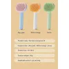برس سگ و گربه با قابلیت تخلیه مو طرح گربه Rectangle Cathead Self Cleaning Grooming Brush for Pet