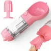 ظرف پرتابل چند کاره مخزن آب، بیلچه و کیسه فضولات Pet Multifunctional Water Bottle