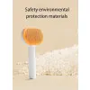 برس سگ و گربه با قابلیت تخلیه مو طرح گربه Rectangle Cathead Self Cleaning Grooming Brush for Pet