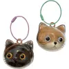 جاکلیدی با مخزن مو طرح صورت گربه Keychain With Cat Hair Container