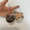 جاکلیدی با مخزن مو طرح صورت گربه Keychain With Cat Hair Container