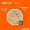 کنسرو شسیر سیلور مرغ در سس : Schesir Chicken in broth 70g in can