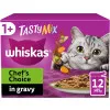 پوچ گربه ویسکاس پیشنهاد سرآشپز در سس گوشت Whiskas 1+ Tasty Mix Chefs Choice In Gravy،
