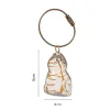 جاکلیدی با مخزن موی گربه Keychain With Cat Hair Container