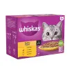 پک پوچ گربه ویسکاس گوشت پرندگان در سس گریوی (12 عددی) Whiskas Poultry Feasts in Gravy 
