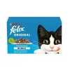 پوچ گربه فلیکس منتخب انواع ماهی در ژله پک اورجینال Felix Original Fish Selection in Jelly Wet Cat Food 
