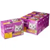 پک پوچ گربه ویسکاس گوشت پرندگان در سس گریوی (12 عددی) Whiskas Poultry Feasts in Gravy 