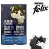 پوچ فلیکس مولتی پک ماهی(کاد،حلوا،تن،سالمون) Pourin Felix Pouch Multi Pack of Fish