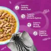 پوچ گربه ویسکاس منتخب انواع ماهی معطر لذیذ در سس سبزیحات پک اورجینال WHISKAS® 1+ Aromatic Seafood Delight Selection In Gravy