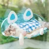 جای خواب شیشه ای رنگی پشت پنجره گربه مدل فانتزیCat Window Bed Fantasy Model