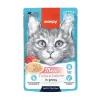 پوچ گربه ونپی میگو و ماهی تن در سس گریویWanpy Stew Tuna & Chicken In Gravy 70g