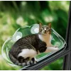 جای خواب گربه شیشه ای پشت پنجره شفاف Cat Transparent Window Perch