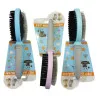 برس دو طرفه بیضی طرح خرسی  Double-sided oval bear design brush