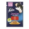 پوچ بچه گربه فلیکس گوشت بیف در ژله Felix Junior Beef