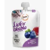 تشویقی گربه پودینگ ماست و بلوبری گنالرز :: Gnawlers Lickable Yogurt & Blueberry