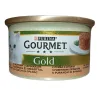 کنسرو گربه گورمه گلد بوقلمون و اسفناج Gourmet Gold Turkey & Spinach 85g