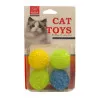 اسباب بازی گربه توپ کریستالی پک (4عددی) Crystal Ball Cat Toy Pack of 4