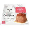دسر موس ماهی سالمون در سس Purina Gourmet Salmon Mousse With Sauce