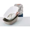 ظرف خاک گربه زاریکس با توری تخلیه 