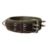 قلاده گردنی چرم سگ طرح گاتیک Leather Pet Collar Gothic