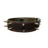 قلاده گردنی چرم سگ طرح گاتیک Leather Pet Collar Gothic