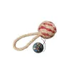 اسباب بازی توپ کنفی با بند کوتاه Hemp Ball Toy With String